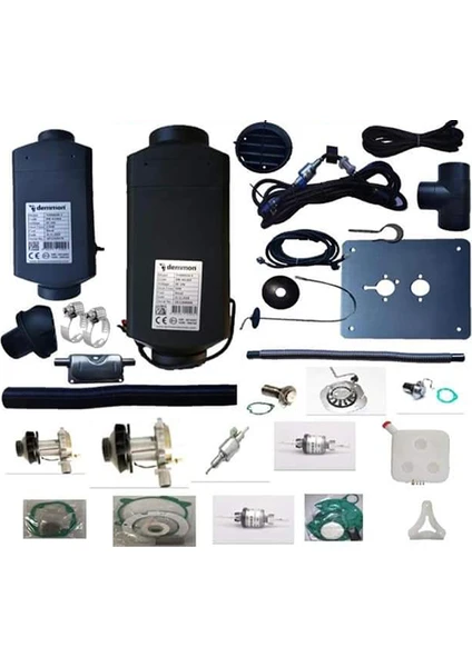 DİZEL ISITICI KOMPLE THERMON 24 VOLT D4 DEMMON ISITICI - Görsel 2