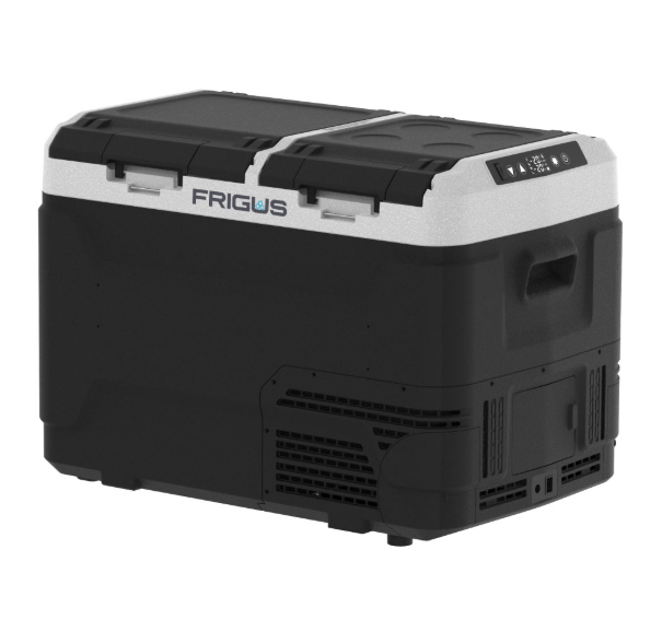 Frigus 40 Litre Çift Bölmeli Kompresörlü Portatif Araç Buzdolabı | Çift Kapak Oto Buzdolabı | -20°C Derin Dondurucu | Kamp Karavan Tip - Görsel 2