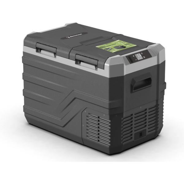 Demmon 40 Litre Çift Bölmeli Kompresörlü Araç İçi Buzdolabı | Çift Kapak Oto Buzdolabı | -20°C Derin Dondurucu | Kamp Karavan Tip