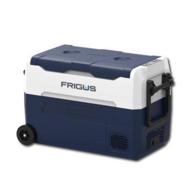 Frigus 45 Litre Kompresörlü Taşınabilir Araç Buzdolabı | Tek/Çift Bölmeli | -20°C Derin Dondurucu | Tekerlekli Kamp & Karavan Tipi Oto Buzdolabı