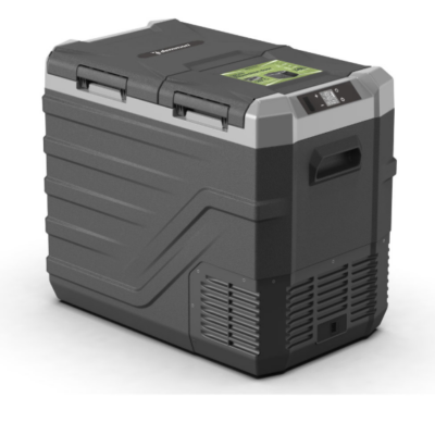 Demmon 50 Litre Çift Bölmeli Kompresörlü Araç İçi Buzdolabı | Çift Kapak Oto Buzdolabı | -20°C Derin Dondurucu | Kamp Karavan Tekne Tip