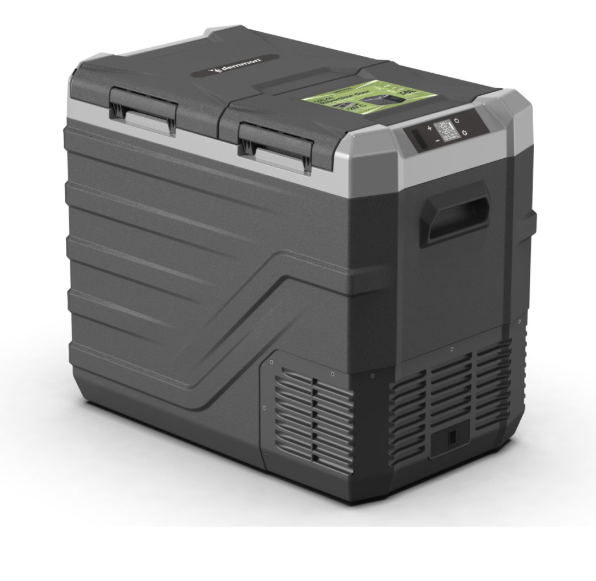 Demmon 50 Litre Çift Bölmeli Kompresörlü Araç İçi Buzdolabı | Çift Kapak Oto Buzdolabı | -20°C Derin Dondurucu | Kamp Karavan Tekne Tip