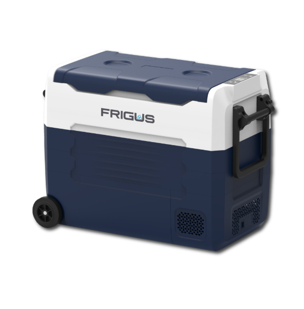 Frigus 55 Litre Kompresörlü Taşınabilir Araç Buzdolabı | Tek/Çift Bölmeli | -20°C Derin Dondurucu | Tekerlekli Kamp & Karavan Tipi Oto Buzdolabı