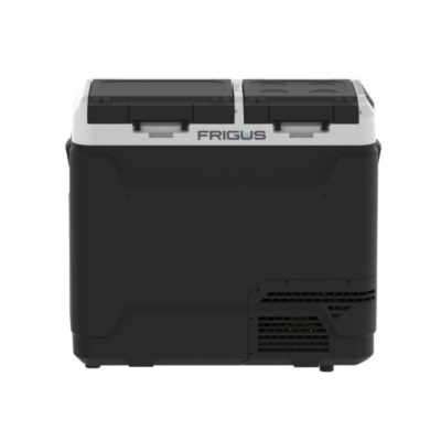 Frigus 60 Litre Kompresörlü Portatif Araç Buzdolabı | Çift Bölmeli Oto Buzdolabı | -20°C Derin Dondurucu | Kamp Karavan Tekne Tip