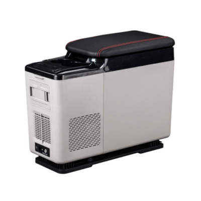 15 Litre Kol Dayama Tip Portatif Araç Buzdolabı | 12V/24V/220V Mini Oto Buzdolabı | -20°C Kompresörlü Araç İçi Soğutucu