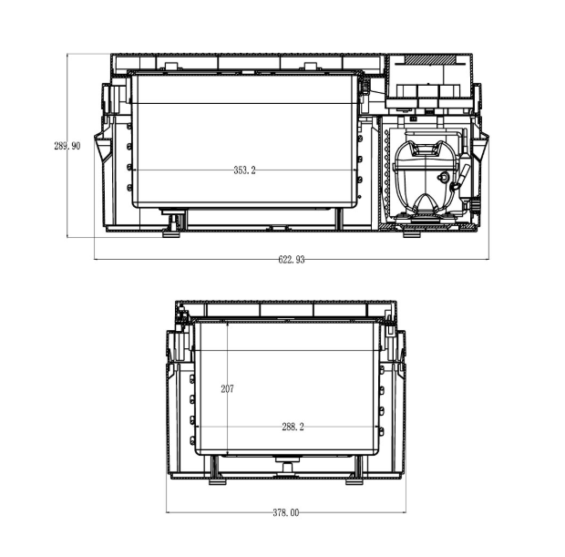 20 Litre Kompresörlü Araç Buzdolabı | -20°C Derin Dondurucu | 12V/24V/220V Taşınabilir Oto & Kamp Buzdolabı - Görsel 7