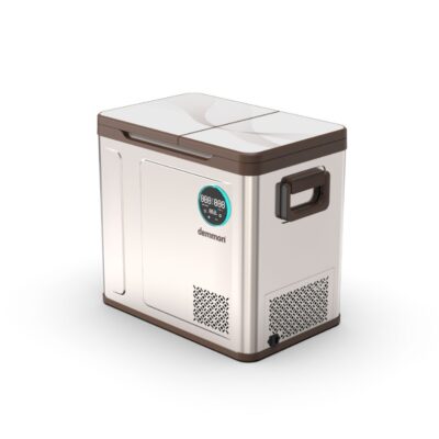 Demmon WXR55 Çift Bölmeli Araç İçi Buzdolabı 55 LT | 12V / 24V Kompresörlü Araç Buzdolabı