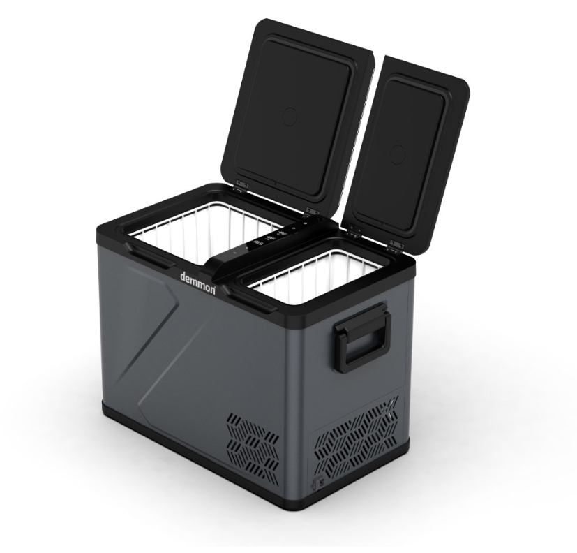 Demmon LXR45 Çift Bölmeli Araç İçi Buzdolabı 45 LT | 12V / 24V Kompresörlü Araç Buzdolabı - Görsel 2