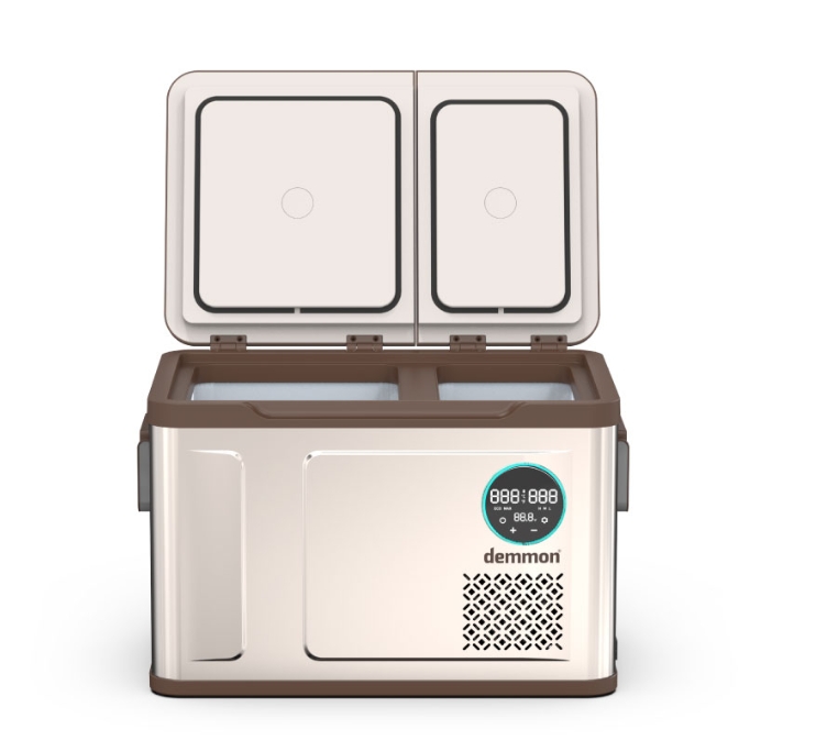 Demmon WXR35 Araç İçi Buzdolabı 35 LT | Çift Bölmeli 12V / 24V Kompresörlü Araç Buzdolabı - Görsel 2