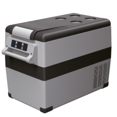 45 Lt Portatif Araç Buzdolabı Kompresörlü 12V 24V 220V Kamp Karavan Oto Buzdolabı 60W