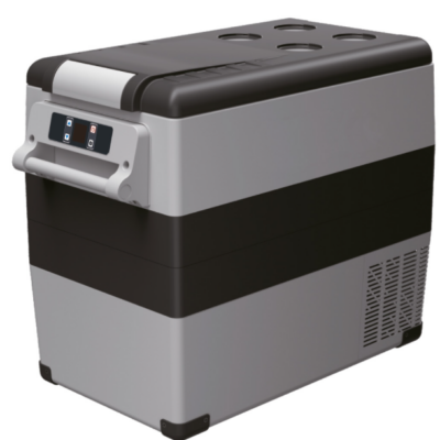 55 Lt Portatif Araç Buzdolabı Kompresörlü 12V 24V 220V Kamp Karavan Oto Buzdolabı 60W