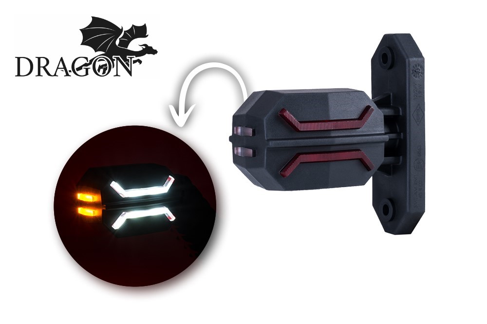 Horpol LD 3065 DRAGON LED Obrys Lambası Sol ve sağ tarafa uyumlu