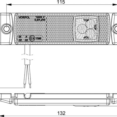 Alternative view of HORPOL LD 127 İşaret lambası