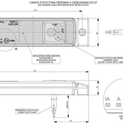Alternative view of HORPOL LD 127 İşaret lambası