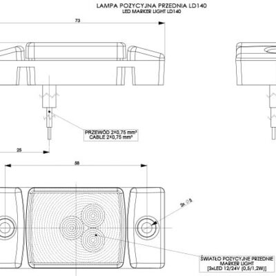 Alternative view of HORPOL LD 140 İşaret lambası