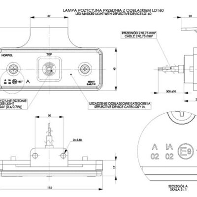 Alternative view of HORPOL LD 160 İşaret lambası
