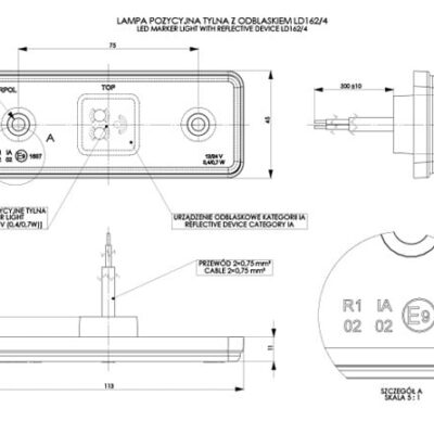 Alternative view of HORPOL LD 162/4 İşaret lambası