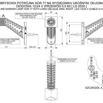 Alternative view of LD 2030 LED Marker Lamba sağ