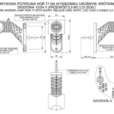 Alternative view of Horpol LD 2035 Sağ LED Marker Lamba