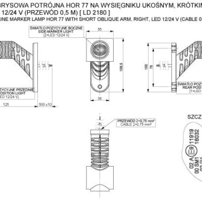 Alternative view of Horpol LD 2180 LED Obrys / Marker Lambası (Sağ)
