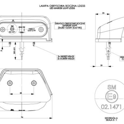 Alternative view of HORPOL LD 233 İşaret lambası