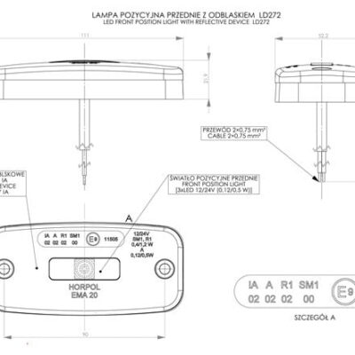 Alternative view of HORPOL LD 272 İşaret lambası