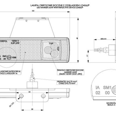 Alternative view of HORPOL LD 456/P İşaret lambası