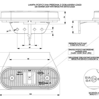 Alternative view of HORPOL LD 623 İşaret lambası