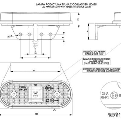 Alternative view of HORPOL LD 625 İşaret lambası