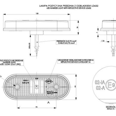Alternative view of HORPOL LD 632 İşaret lambası