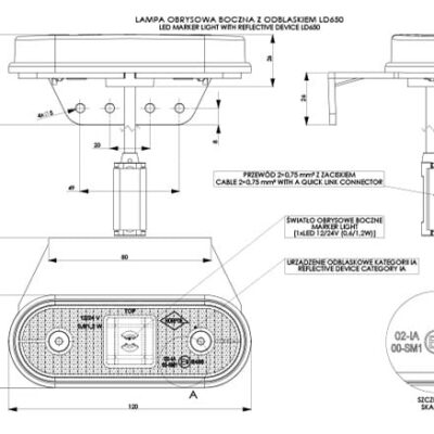 Alternative view of HORPOL LD 650 İşaret lambası