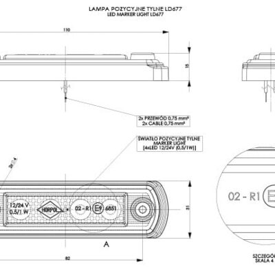 Alternative view of HORPOL LD 677 İşaret lambası