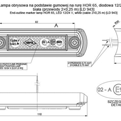 Alternative view of HORPOL LD 943 İşaret lambası
