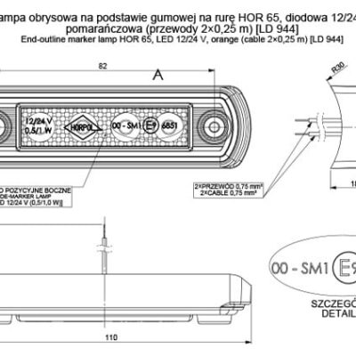 Alternative view of HORPOL LD 944 İşaret lambası