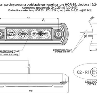 Alternative view of HORPOL LD 945 İşaret lambası