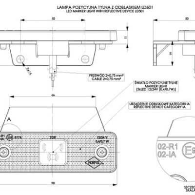 Alternative view of HORPOL LD 501 Tutuculu işaret lambası